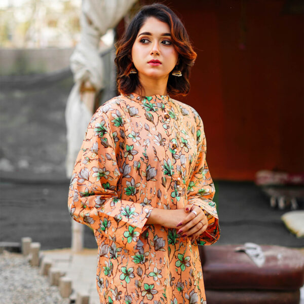 Peach Blossom 2-Piece Printed